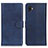 Custodia Portafoglio In Pelle Cover con Supporto A05D per Samsung Galaxy XCover 6 Pro 5G Blu