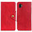 Custodia Portafoglio In Pelle Cover con Supporto A05D per Samsung Galaxy Xcover Pro 2 5G Rosso