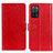 Custodia Portafoglio In Pelle Cover con Supporto A06D per Oppo A53s 5G Rosso