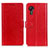 Custodia Portafoglio In Pelle Cover con Supporto A06D per Samsung Galaxy XCover 5 SM-G525F Rosso