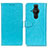 Custodia Portafoglio In Pelle Cover con Supporto A06D per Sony Xperia PRO-I