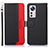 Custodia Portafoglio In Pelle Cover con Supporto A06D per Xiaomi Mi 12S 5G Rosso e Nero