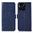 Custodia Portafoglio In Pelle Cover con Supporto A07D per Huawei Honor X8b Blu