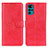 Custodia Portafoglio In Pelle Cover con Supporto A07D per Motorola Moto G22 Rosso