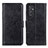 Custodia Portafoglio In Pelle Cover con Supporto A07D per Samsung Galaxy A05s Nero
