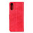 Custodia Portafoglio In Pelle Cover con Supporto A07D per Samsung Galaxy M02 Rosso