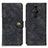 Custodia Portafoglio In Pelle Cover con Supporto A07D per Sony Xperia PRO-I Nero