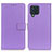 Custodia Portafoglio In Pelle Cover con Supporto A08D per Samsung Galaxy M32 4G Viola