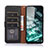 Custodia Portafoglio In Pelle Cover con Supporto A09D per Samsung Galaxy M02