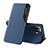 Custodia Portafoglio In Pelle Cover con Supporto A09D per Xiaomi Mi 11 Pro 5G Blu