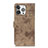 Custodia Portafoglio In Pelle Cover con Supporto A10 per Apple iPhone 14 Pro