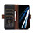 Custodia Portafoglio In Pelle Cover con Supporto A10D per Nokia C32