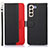 Custodia Portafoglio In Pelle Cover con Supporto A10D per Samsung Galaxy S21 FE 5G Nero