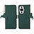 Custodia Portafoglio In Pelle Cover con Supporto A11D per Huawei Nova 11 Pro Verde