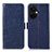 Custodia Portafoglio In Pelle Cover con Supporto A12D per OnePlus Nord CE 3 Lite 5G Blu