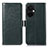 Custodia Portafoglio In Pelle Cover con Supporto A12D per OnePlus Nord CE 3 Lite 5G Verde