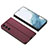 Custodia Portafoglio In Pelle Cover con Supporto AC1 per Samsung Galaxy S21 Plus 5G