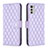 Custodia Portafoglio In Pelle Cover con Supporto B01F per Motorola Moto E32 Viola