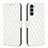 Custodia Portafoglio In Pelle Cover con Supporto B01F per Motorola Moto Edge S30 5G Bianco