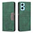 Custodia Portafoglio In Pelle Cover con Supporto B01F per Oppo A96 4G Verde