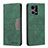 Custodia Portafoglio In Pelle Cover con Supporto B01F per Oppo F21 Pro 4G Verde