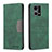 Custodia Portafoglio In Pelle Cover con Supporto B01F per Oppo F21s Pro 4G Verde
