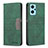 Custodia Portafoglio In Pelle Cover con Supporto B01F per Oppo K10 4G Verde