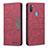 Custodia Portafoglio In Pelle Cover con Supporto B01F per Samsung Galaxy A11 Rosso