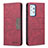 Custodia Portafoglio In Pelle Cover con Supporto B01F per Samsung Galaxy A52s 5G Rosso