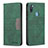 Custodia Portafoglio In Pelle Cover con Supporto B01F per Samsung Galaxy M11 Verde