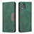 Custodia Portafoglio In Pelle Cover con Supporto B01F per Samsung Galaxy M40S Verde