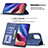 Custodia Portafoglio In Pelle Cover con Supporto B01F per Xiaomi Mi 11X Pro 5G