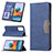 Custodia Portafoglio In Pelle Cover con Supporto B01F per Xiaomi Redmi Note 10 Pro Max
