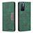 Custodia Portafoglio In Pelle Cover con Supporto B01F per Xiaomi Redmi Note 11 5G Verde