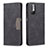 Custodia Portafoglio In Pelle Cover con Supporto B01F per Xiaomi Redmi Note 11 SE 5G Nero