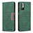 Custodia Portafoglio In Pelle Cover con Supporto B01F per Xiaomi Redmi Note 11 SE 5G Verde