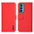 Custodia Portafoglio In Pelle Cover con Supporto B01H per Motorola Moto Edge 20 5G Rosso