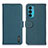 Custodia Portafoglio In Pelle Cover con Supporto B01H per Motorola Moto Edge Lite 5G Verde