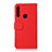 Custodia Portafoglio In Pelle Cover con Supporto B01H per Motorola Moto One Fusion Plus Rosso