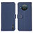 Custodia Portafoglio In Pelle Cover con Supporto B01H per Nokia X20 Blu