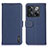 Custodia Portafoglio In Pelle Cover con Supporto B01H per OnePlus 10T 5G Blu