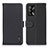 Custodia Portafoglio In Pelle Cover con Supporto B01H per Oppo A74 4G Nero