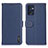 Custodia Portafoglio In Pelle Cover con Supporto B01H per Oppo Find X5 Lite 5G Blu