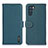 Custodia Portafoglio In Pelle Cover con Supporto B01H per Oppo K9 Pro 5G Verde