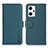 Custodia Portafoglio In Pelle Cover con Supporto B01H per Oppo Reno7 A Verde