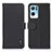 Custodia Portafoglio In Pelle Cover con Supporto B01H per Oppo Reno7 Pro 5G Nero