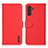 Custodia Portafoglio In Pelle Cover con Supporto B01H per Samsung Galaxy A04s Rosso