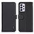 Custodia Portafoglio In Pelle Cover con Supporto B01H per Samsung Galaxy A73 5G Nero