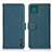 Custodia Portafoglio In Pelle Cover con Supporto B01H per Samsung Galaxy F42 5G Verde
