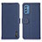 Custodia Portafoglio In Pelle Cover con Supporto B01H per Samsung Galaxy M52 5G Blu